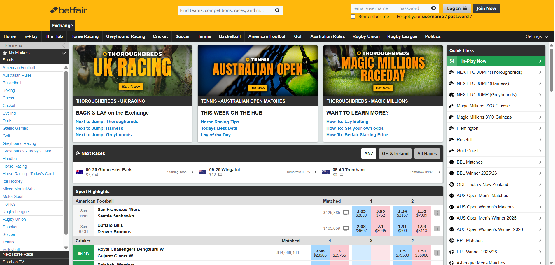Betfair Australia casino preview image 1