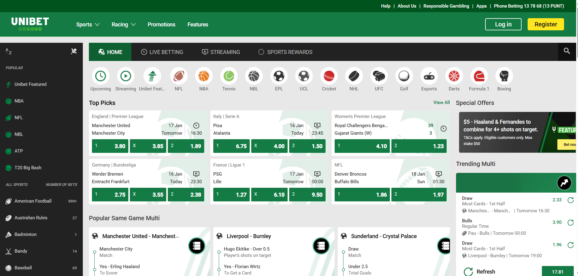 Unibet Australia casino preview image 1